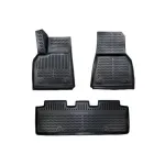 Set covoare auto tip tavita din TPE pentru Tesla Model Y 2020-2024, negru