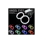 Set inele Angel Eyes LED COB 110 mm, alb, 12V, waterproof, pentru faruri auto