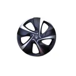 Set 4 capace roti Evo 15 inch, negru-argintiu, pentru jante din otel (WX2-1SL-15)