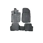 Covorase auto din cauciuc tip tavita pentru Dacia Sandero 2008-2012, set 4 buc