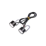 Lampă LED auto 12V 9W cu filet 10 mm pentru semnalizare, alb/roșu/galben
