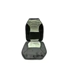 Set 2 huse scaune auto față pufoase, universale, Negru-Gri/Negru-Albastru