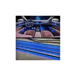 Set lumini ambientale LED RGB 21 piese, control Bluetooth, 12V pentru interior auto