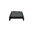 Masă de bord cu 2 suporturi pahare, piele ecologică negru/gri, pentru Mercedes Sprinter W905 2001–2006