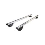 Bare portbagaj transversale universale din aluminiu, 120 cm, cu cheie (set 2)
