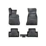 Set covorase auto tip tavita din TPE pentru BMW i4 (2022+) – negru, 4 piese