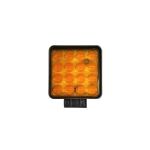 Lampă de ceață LED 48W, 16 LED-uri, 10–30V, galbenă, flood 60° (BK69059F)