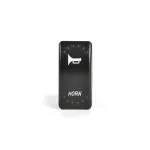 Întrerupător buton tip Rocket JB4 cu martor luminos, 5 pini, 12V/20A