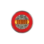 Lampa stop LED tip neon 12V cu 4 functii, Ø15 cm, pentru auto/remorca