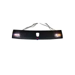 Proiector plafon LED 12V pentru acoperis, lumina alb/galben, negru lucios FS-10013