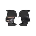 Set capace oglinzi tip Batman, negru lucios, pentru Ford Transit 2014-2023