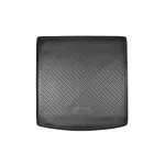 Covor portbagaj tip tavita pentru Volkswagen Golf 7 Variant 2017-2020, negru, bordura 4.5 cm