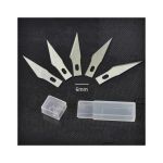 Lame cutter pentru folie si colant, set 5 bucati, varf fin 6 mm (Cod 401001)