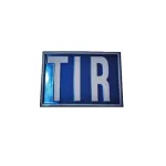 Placă metalică TIR reliefată din oțel pentru semnalizare, 34x24 cm