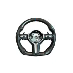 Volan sport din piele si carbon pentru BMW Seria 5/6/7 F10-F13, F01-F02 (OCH-06)