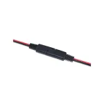 Mufă mamă-tată cu fir, 2 pini roșu/negru, pentru conexiuni 12V/24V TL-A213