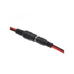 Mufă mamă-tată cu fir, 2 pini (roșu/negru) pentru conexiuni 12V/24V TL-C213