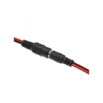 Mufă mamă-tată cu fir, 2 pini (roșu/negru) pentru conexiuni 12V/24V TL-C213