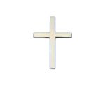 Ornament  metalic "CRUCE" Cromat 4.8cmx6.5cm Cod: JS-18