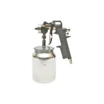 Pistol de vopsit pneumatic 1L cu cupă din inox jos și duză 1.5 mm (BK79599)