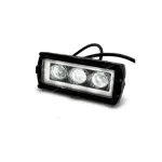 Proiector LED auto cu angel eyes DRL alb, 1000 lm, 12–24V, IP67 (ZC-3WYB)
