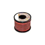 Rola cablu profesional 2x14G-PRO rosu/negru, 20 m, pentru instalatii electrice