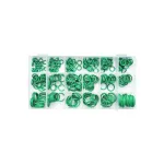 Trusă O-ring verde 270 piese pentru sistem de aer condiționat, cod DISMW56