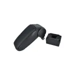 Cotieră auto neagră pentru Seat Leon 1M, ergonomic, montaj pe tunel central