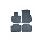 Set covoare auto din cauciuc pentru BMW X3 G01 (2017+) negre, cu bordură 1 cm