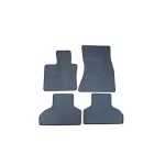Set covoare auto din cauciuc pentru BMW X5 F15 (2013–2019), negre, KROM023