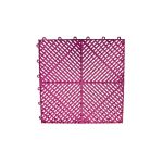 Pardoseală modulară ventilată din PP 40x40x1,8 cm, pentru garaj trafic intens, Magenta