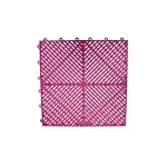 Pardoseală modulară ventilată din PP 40x40x1,8 cm, pentru garaj trafic intens, Magenta