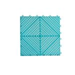 Pardoseală modulară ventilată din PP 40x40x1,8 cm pentru garaj, trafic intens, verde turcoaz