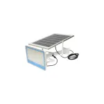 Proiector LED solar 400W 6500K cu panou 28W, baterie 40Ah si telecomanda