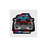 Abtibild auto decorativ Bavarian, pentru exterior și interior, 11 x 12 cm (XL-13)