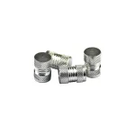 Set 4 capace valve metalice titanium pentru roti auto, cod XH008
