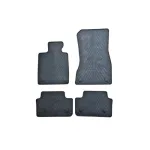 Set covoare cauciuc negre pentru BMW Seria 5 G60 (2024+) cu clipsuri, KROM139