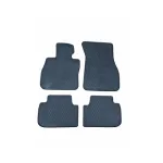 Set covoare cauciuc pentru Mini Cooper Countryman 2016-2023, negre, 4 buc (KROM034)