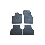 Set covoare din cauciuc pentru Volkswagen Caddy 2021+ pasageri, negre, cu clipsuri
