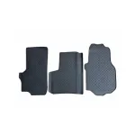 Set covoare din cauciuc pentru Volkswagen Crafter 2018+ (3 buc), negru, KROM119