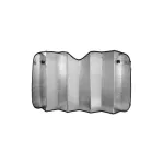 Parasolar auto din aluminiu reflectorizant 70x140 cm, premium, cu ventuze (SS15)