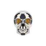 Proiector LED argintiu tip craniu 30W, 1100 lm, lumină albă/galbenă, 12–24V