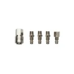 Set cuple rapide 1/4" pentru furtun aer și scule pneumatice, 5 bucăți DISPK10