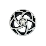 Set 4 jante aliaj PDW 19x8.5 5x120 ET35, negru polish, Model 4225