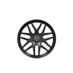 Set jante aliaj PDW 20" 8.5J/9.5J 5x112 pentru Mercedes, negru cu margine argintie