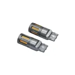 Set 2 becuri LED T20 7440 Canbus, 84 SMD, galben, 1000 lm, 25W, 12-24V (HH010)