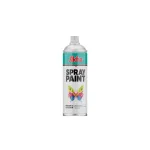 Spray vopsea Akfix argintiu cromat 400 ml pentru finisaj metalic decorativ