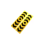 Set abtibild reflectorizant auto 5x40 cm, negru-portocaliu, 2 buc (AN02RO)