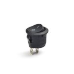 Buton comutator auto rocker rotund ON-OFF 12V/24V, 2 pini (602AB3)