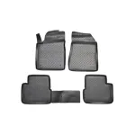 Covorașe auto cauciuc tip tăviță pentru Fiat Bravo II (2007–2014), set 4 buc